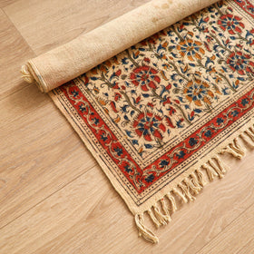 Warangal Handwoven Kalamkari Block Print Cotton Floor Mat (2 x 3 Feet) 20