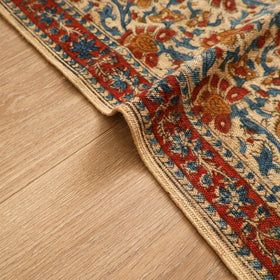 Warangal Handwoven Kalamkari Block Print Cotton Floor Mat (2 x 3 Feet) 21