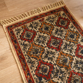 Warangal Handwoven Kalamkari Block Print Cotton Floor Mat (2 x 3 Feet) 22