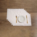 Barmer Applique Cutwork Cotton Dining Table Mats (Set of 6) 10