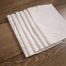 Barmer Applique Cutwork Cotton Dining Table Mats (Set of 6) 10