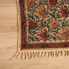 Warangal Handwoven Kalamkari Block Print Cotton Floor Mat (2 x 3 Feet) 23