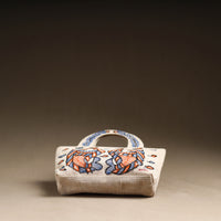 Madhubani Handpainted Jute Cotton Hand Bag