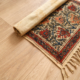 Warangal Handwoven Kalamkari Block Print Cotton Floor Mat (2 x 3 Feet) 23