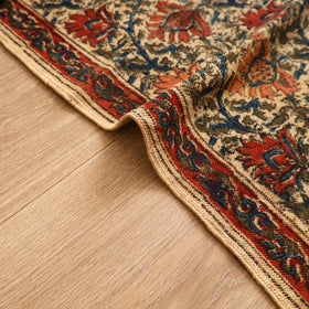 Warangal Handwoven Kalamkari Block Print Cotton Floor Mat (2 x 3 Feet) 23