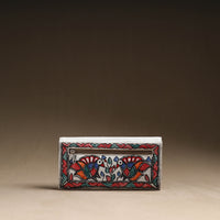 Multicolor - Madhubani Handpainted Cotton Clutch 07