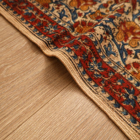 Warangal Handwoven Kalamkari Block Print Cotton Mat (2 x 2 Feet) 07