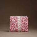 Lace Work Printed Quilted Laptop Bag