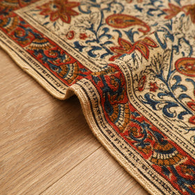 Warangal Handwoven Kalamkari Block Print Cotton Mat (2 x 2 Feet) 12