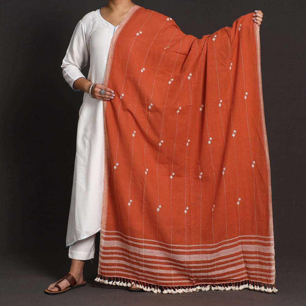 handwoven cotton dupatta