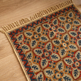 Warangal Handwoven Kalamkari Block Print Cotton Mat (2 x 2 Feet) 15