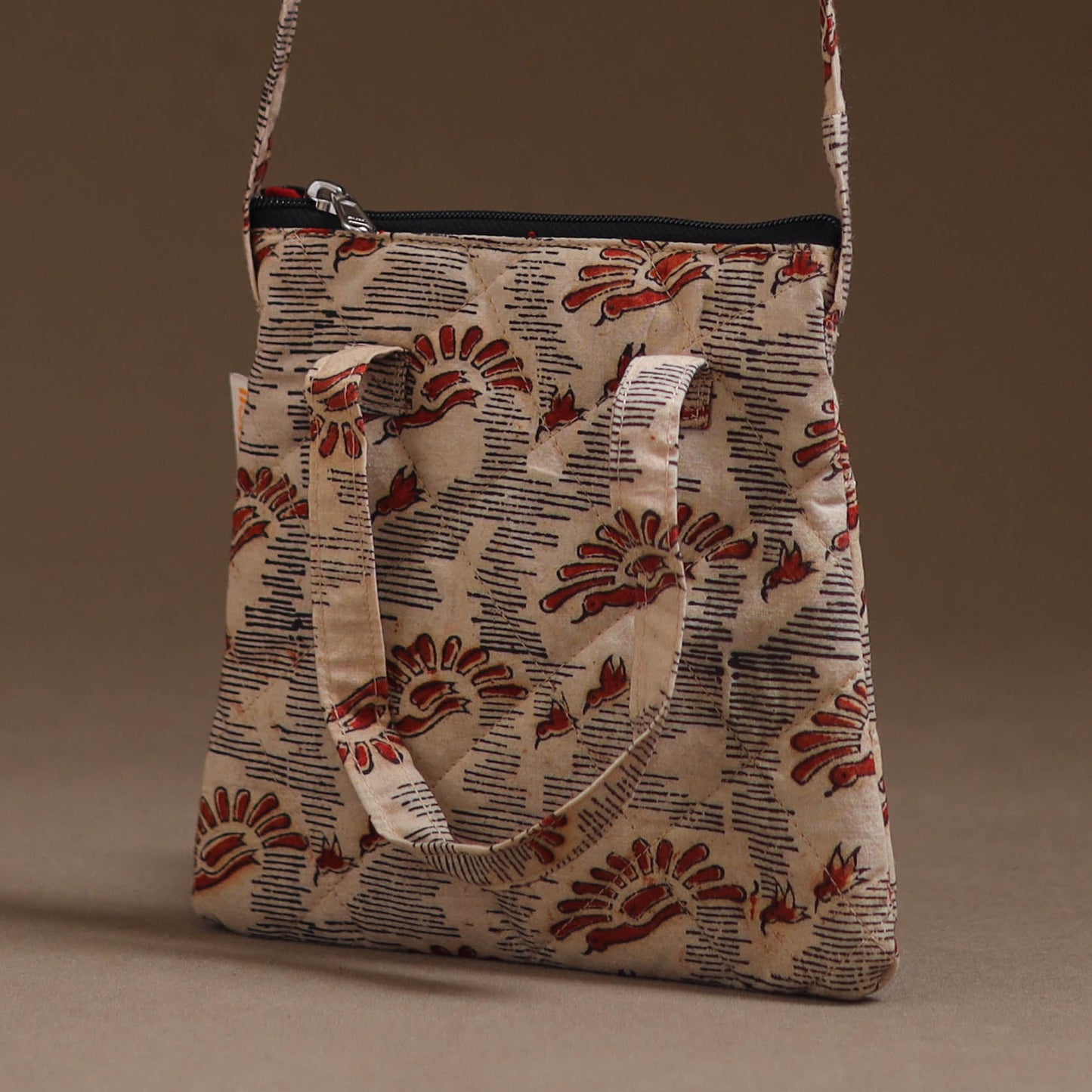 Handcrafted Quilted Sling Bag 04