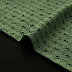 Floral Embroidered Cotton Hakoba Fabric 11