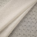 Floral Embroidered Cotton Hakoba Fabric 01