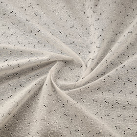 Floral Embroidered Cotton Hakoba Fabric 01