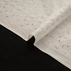 Floral Embroidered Cotton Hakoba Fabric 01