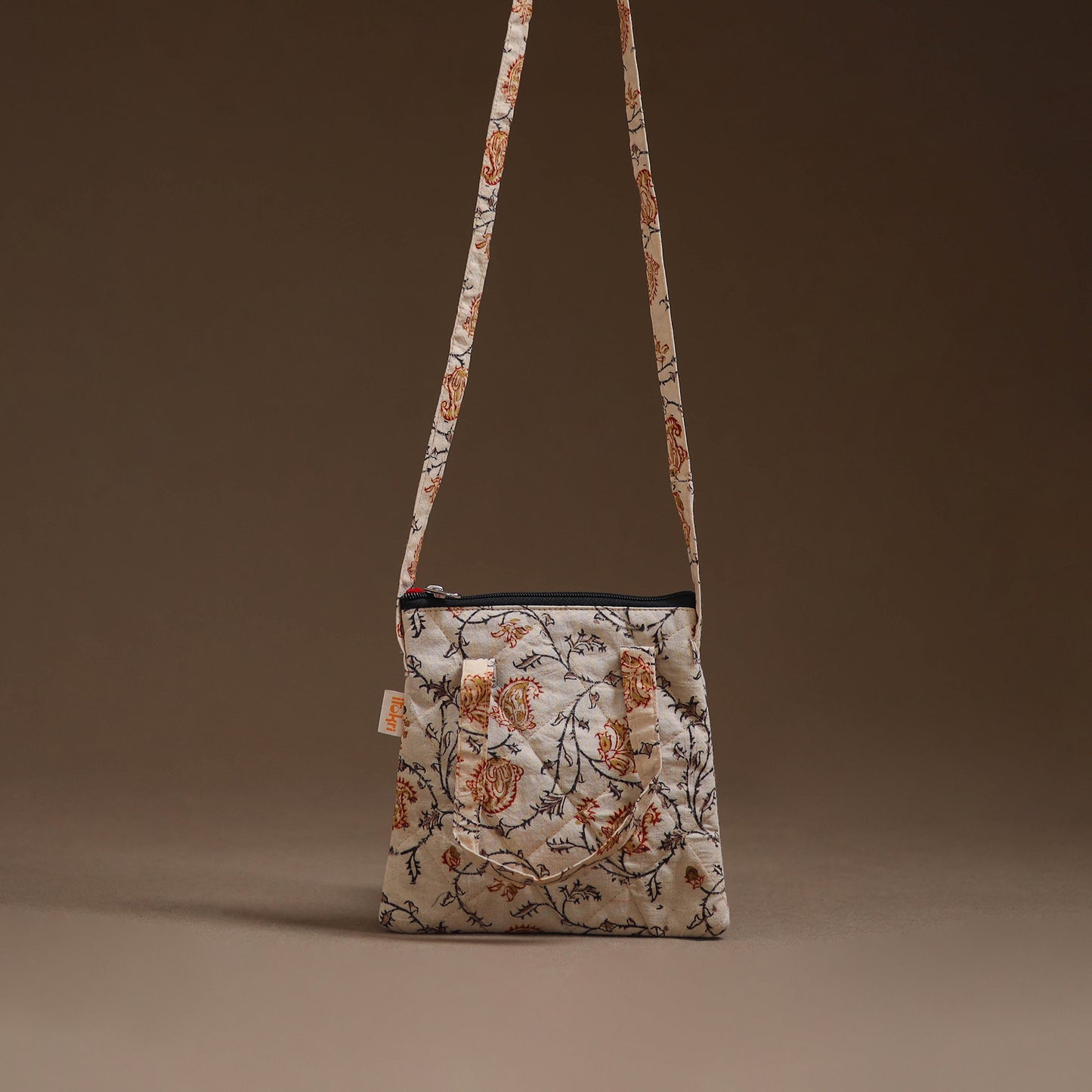 Handcrafted Quilted Sling Bag 09