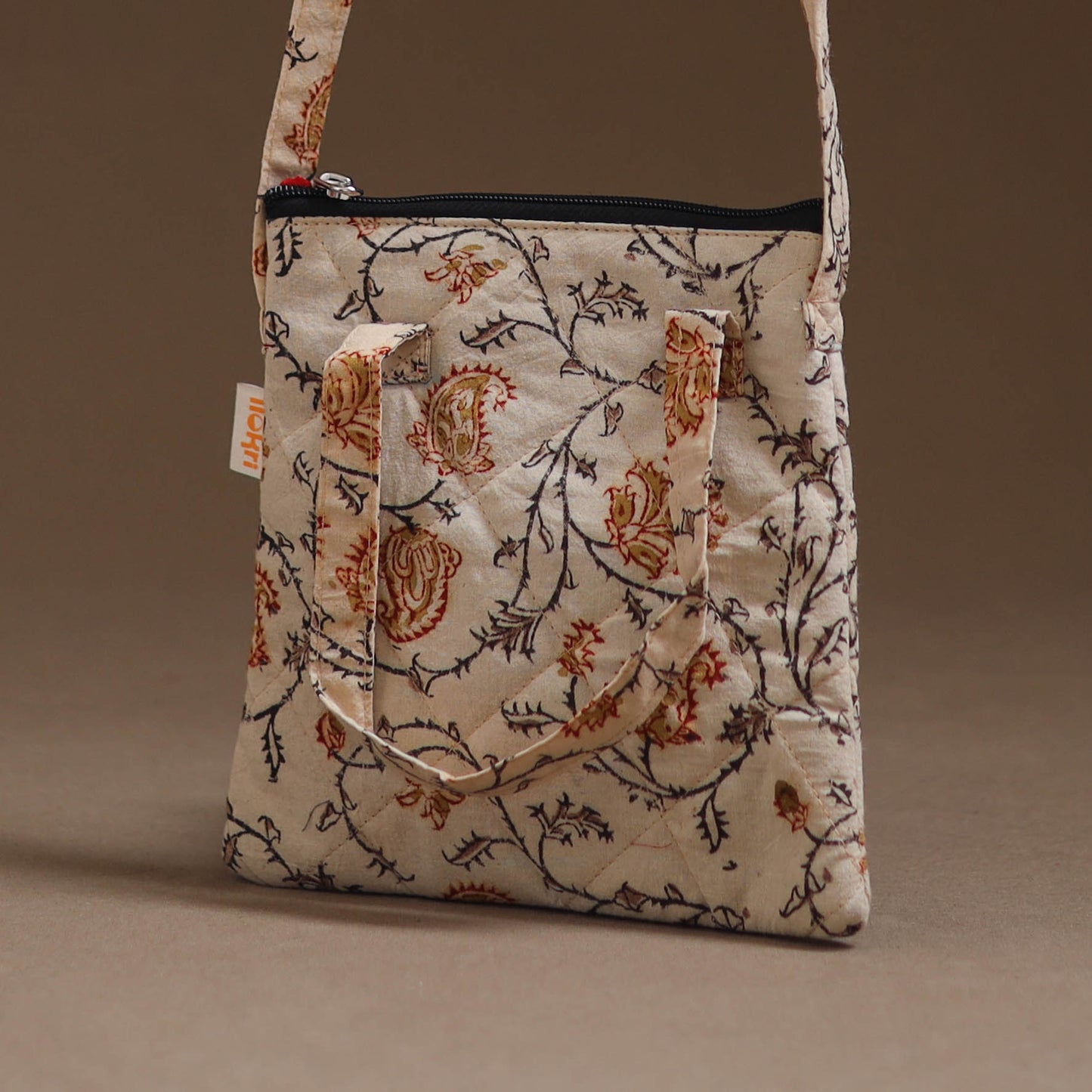 Handcrafted Quilted Sling Bag 09