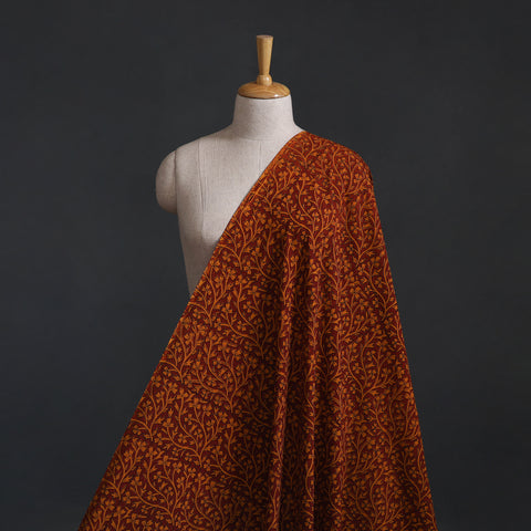 Red - Bagh Hand Block Print Natural Dyed Cotton Fabric 12
