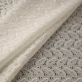 Floral Embroidered Cotton Hakoba Fabric 04