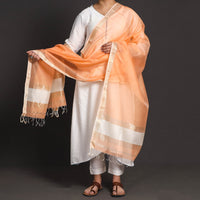 silk cotton handloom dupatta