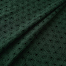 Floral Embroidered Cotton Hakoba Fabric 05