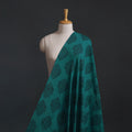 Green - Bagh Hand Block Print Natural Dyed Cotton Fabric 25