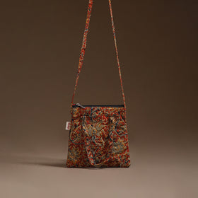 Handcrafted Quilted Sling Bag 13