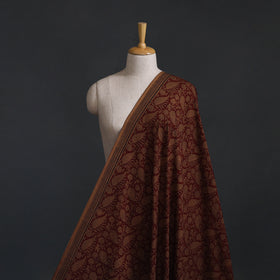 Red - Bagh Hand Block Print Natural Dyed Cotton Fabric 23