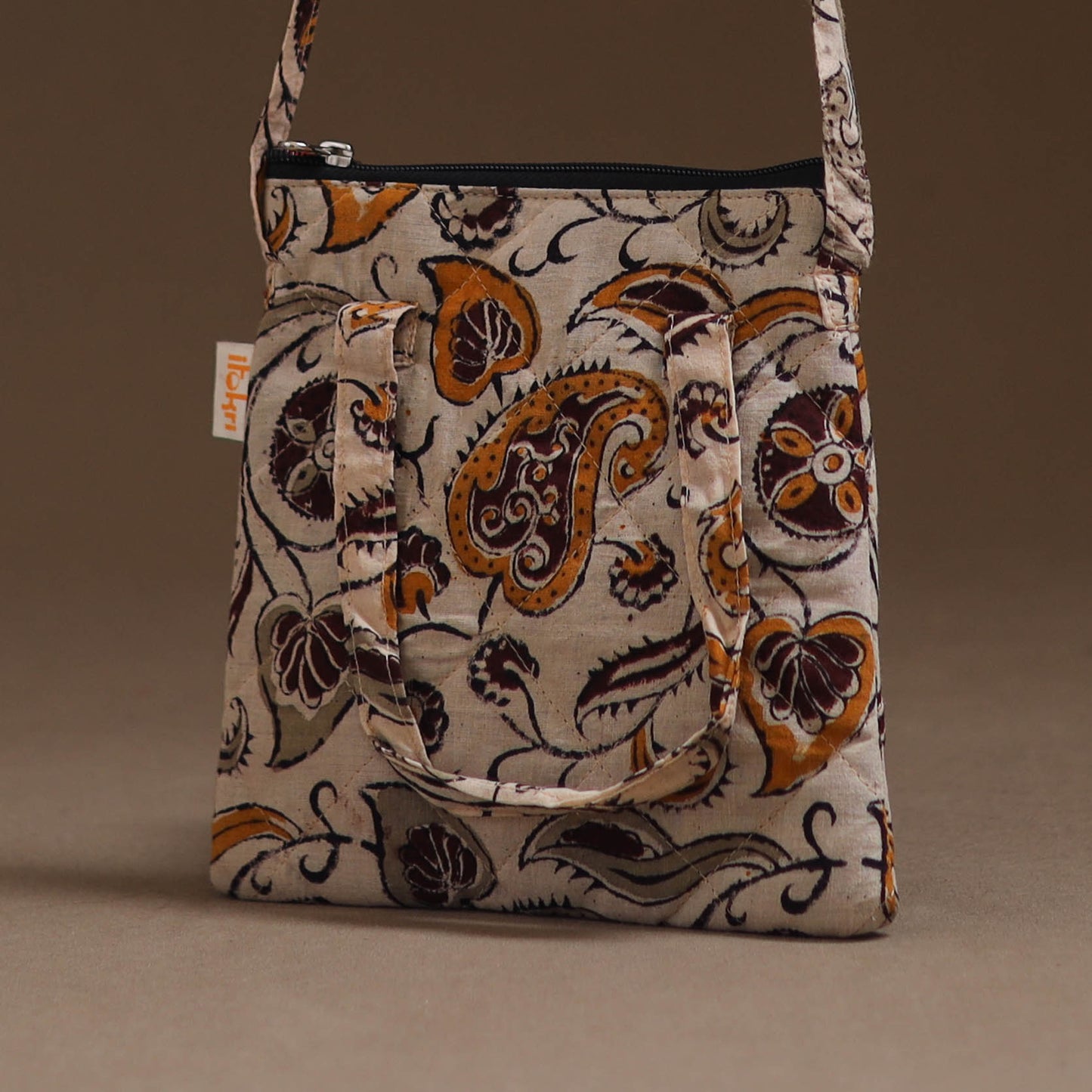 Handcrafted Quilted Sling Bag 15