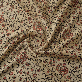 Natural Dyed Hand Block Print Cotton Pedana Kalamkari Fabric 39