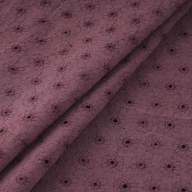 Floral Embroidered Cotton Hakoba Fabric 07