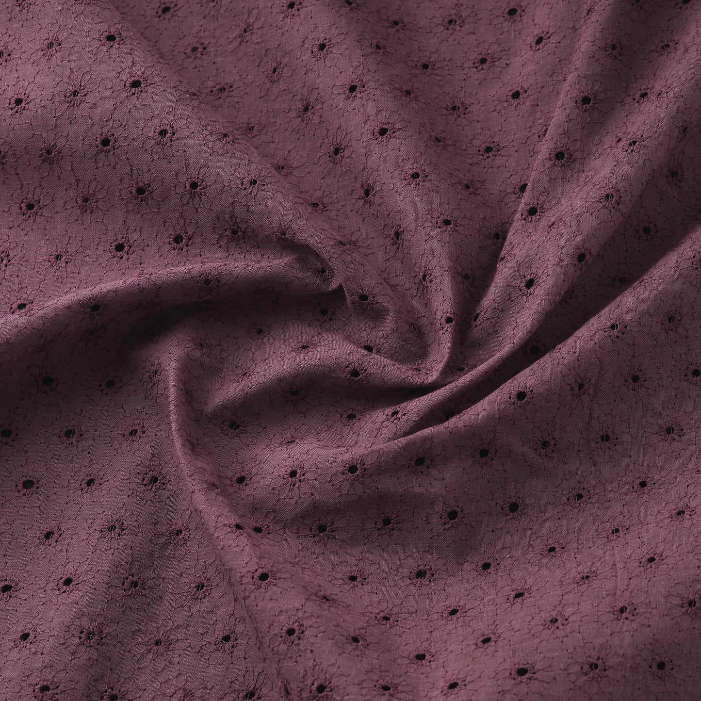Floral Embroidered Cotton Hakoba Fabric 07