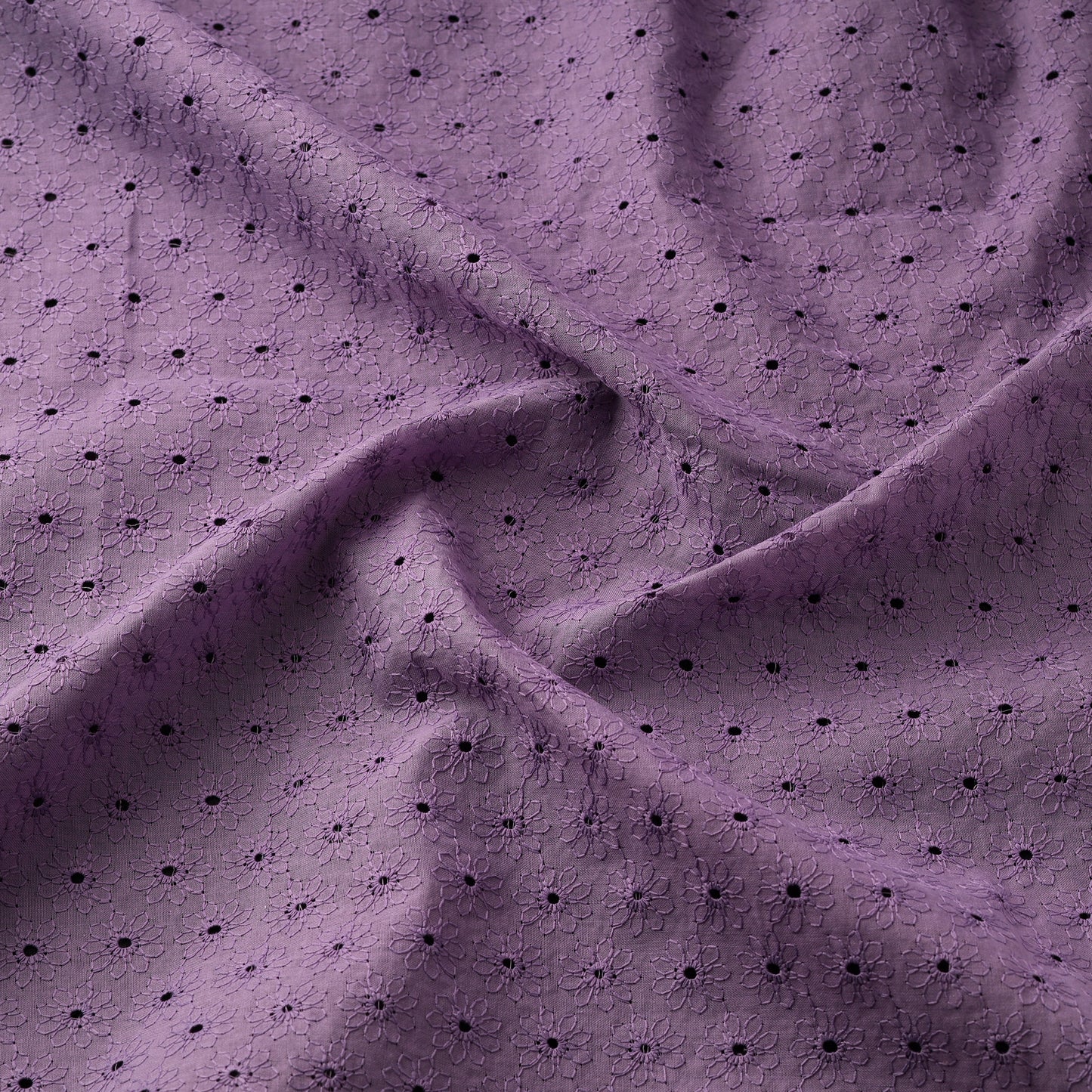 Floral Embroidered Cotton Hakoba Fabric 08
