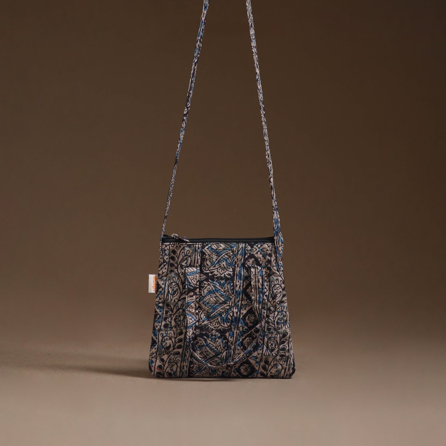 Handcrafted Quilted Sling Bag 17
