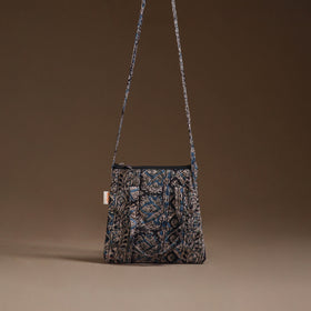 Handcrafted Quilted Sling Bag 17