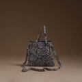 Handcrafted Quilted Sling Bag 17