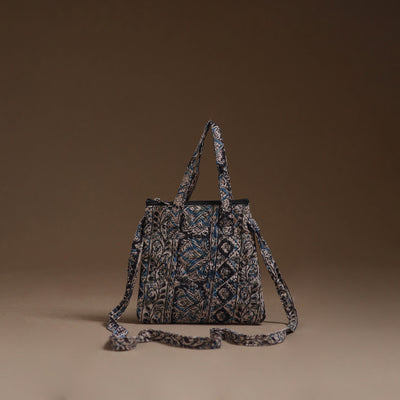Handcrafted Quilted Sling Bag 17