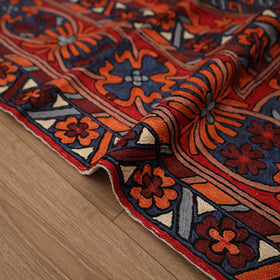 Original Kashmiri Chain Stitch Crewel Hand Embroidery Rug / Carpet (6 x 4 Feet) 07