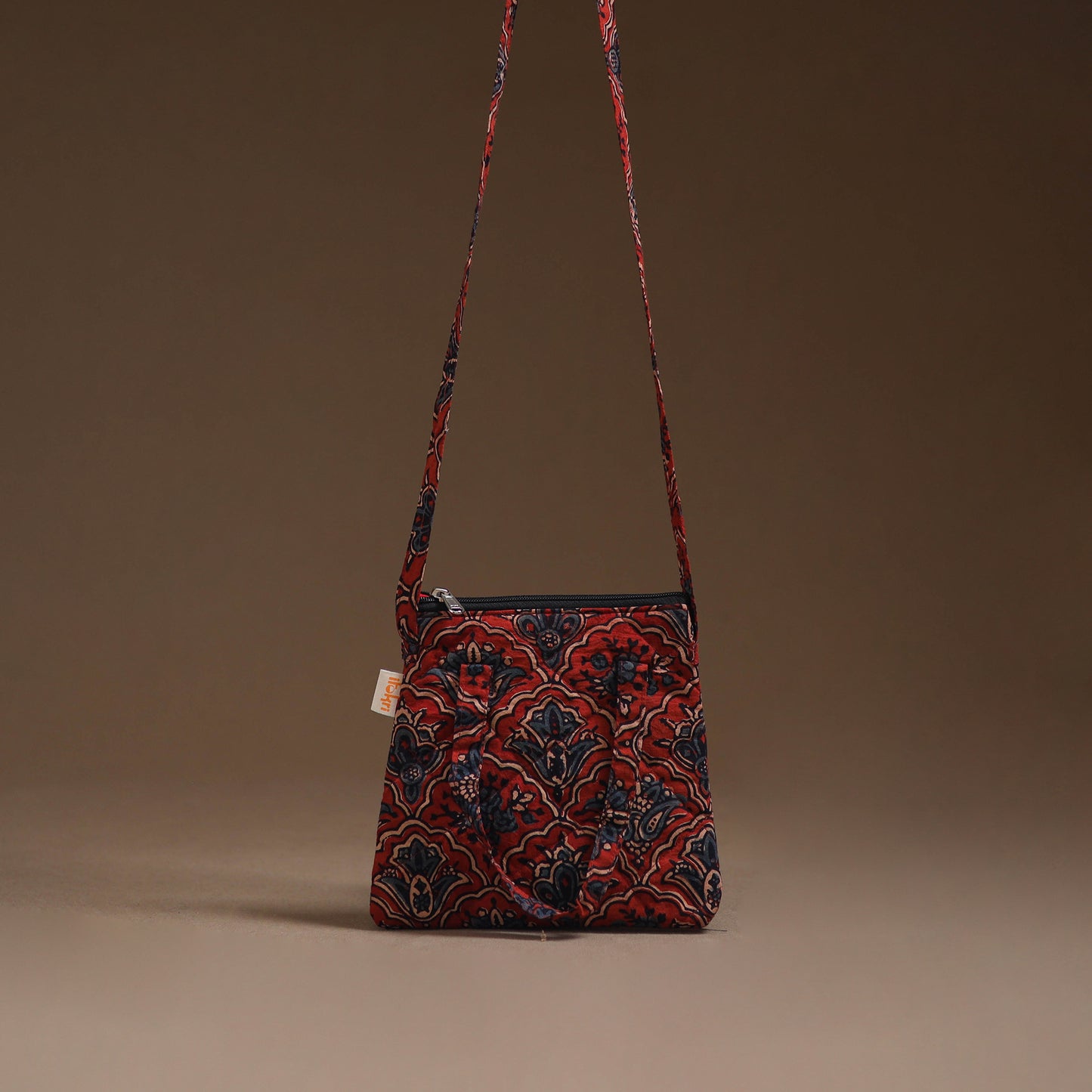 Handcrafted Quilted Sling Bag 19