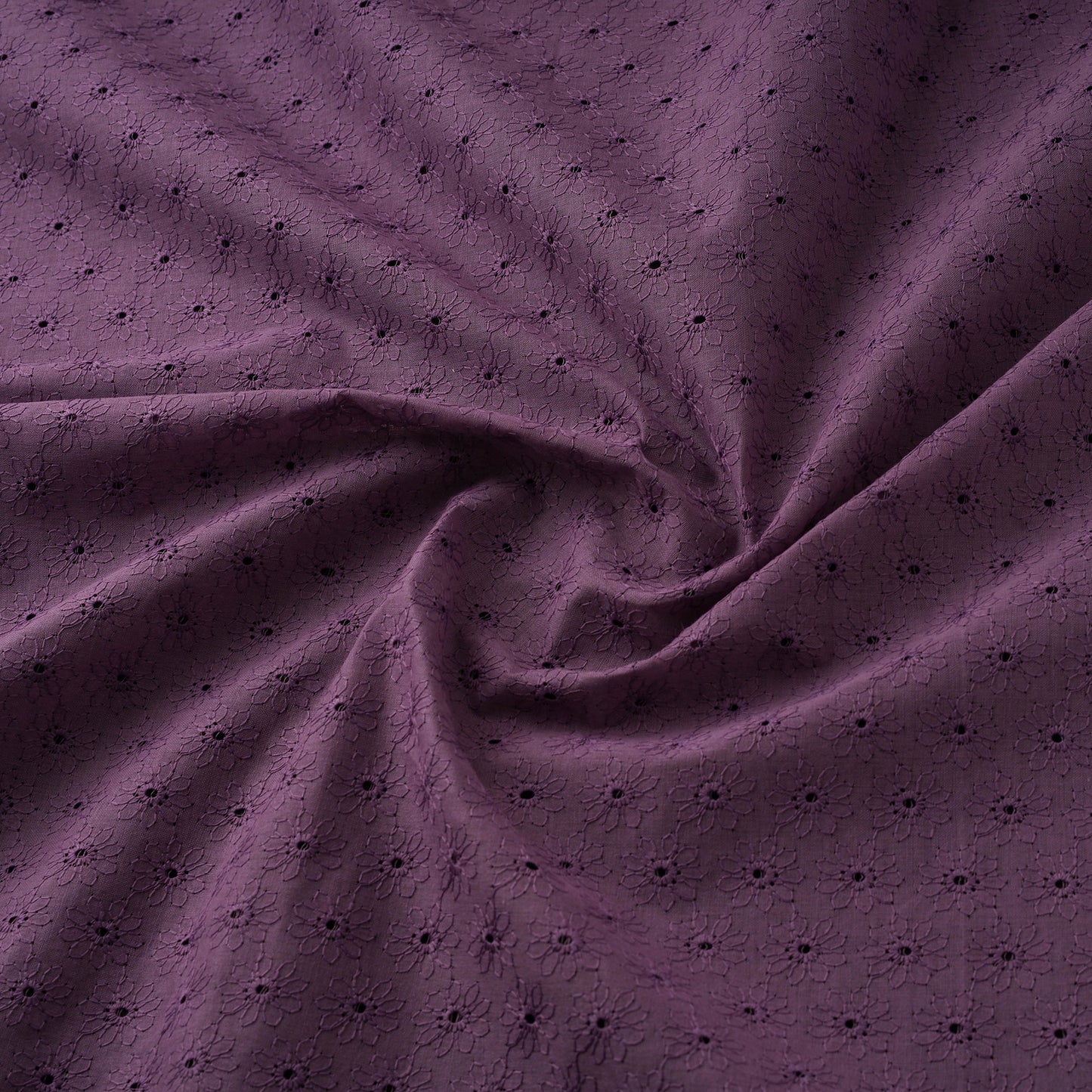 Floral Embroidered Cotton Hakoba Fabric 09