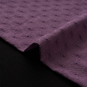 Floral Embroidered Cotton Hakoba Fabric 09