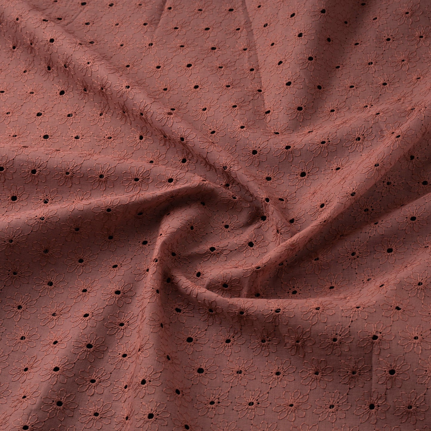 Floral Embroidered Cotton Hakoba Fabric 10