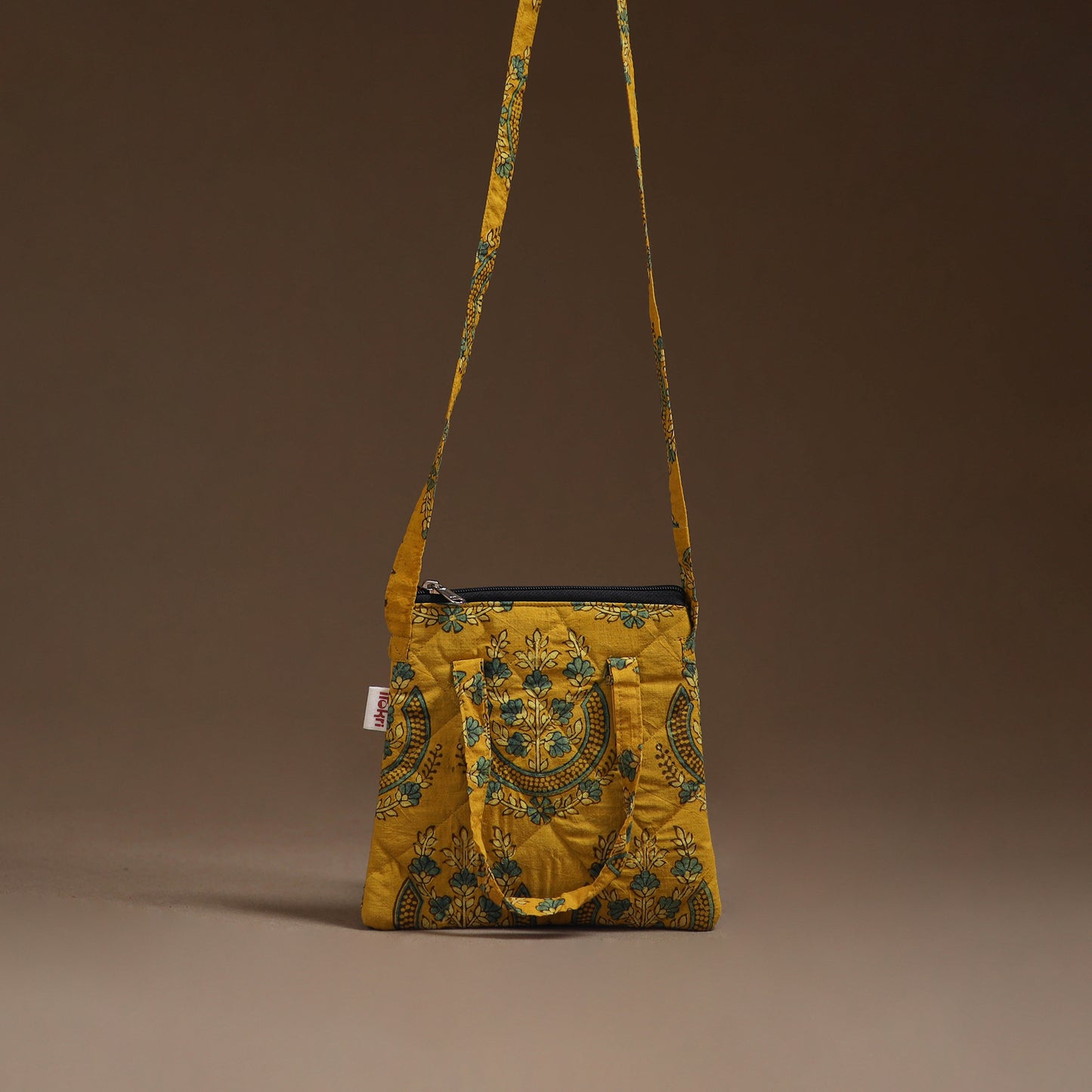 Handcrafted Quilted Sling Bag 21
