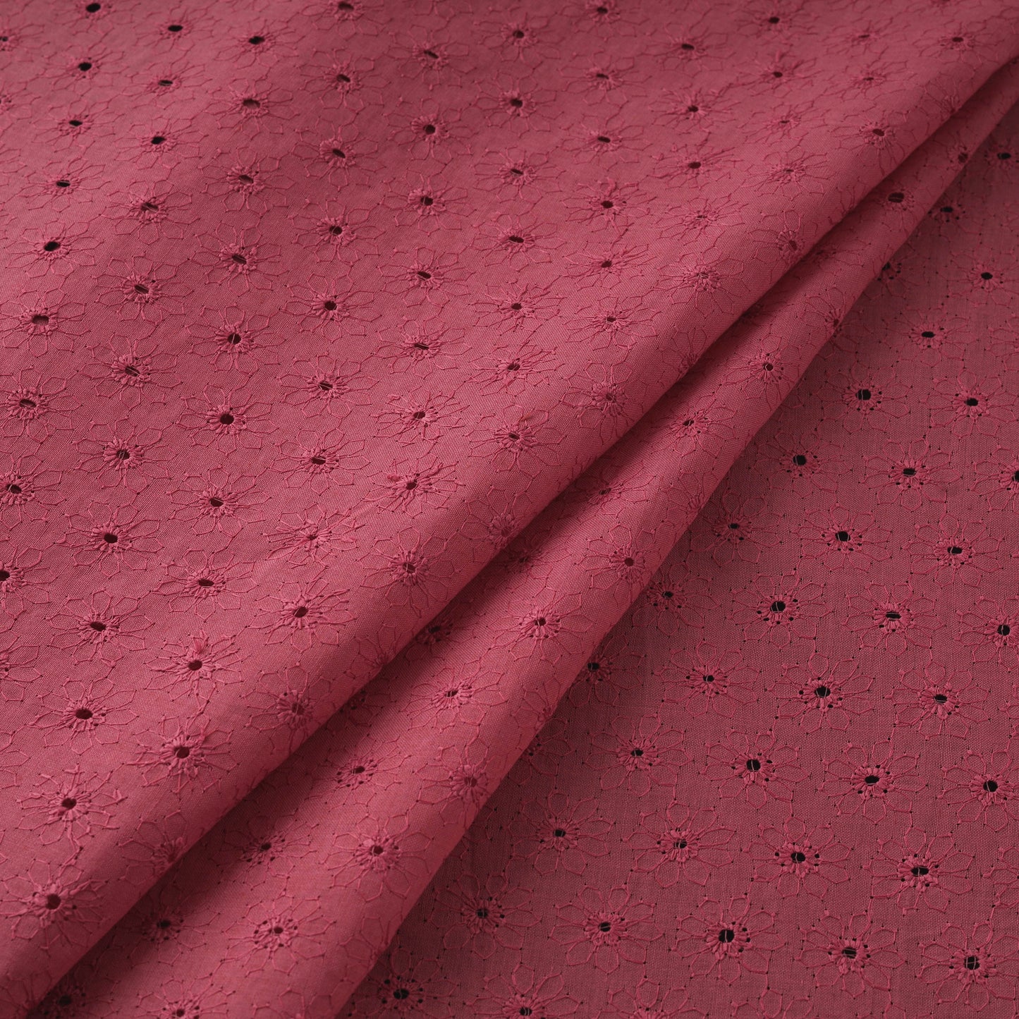 Floral Embroidered Cotton Hakoba Fabric 12