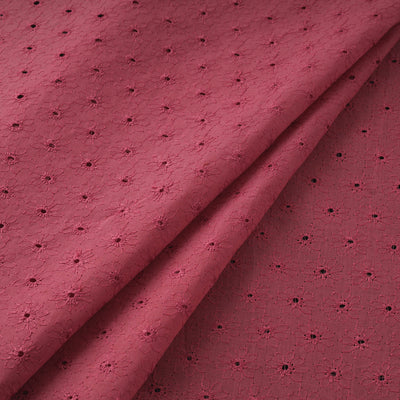 Floral Embroidered Cotton Hakoba Fabric 12
