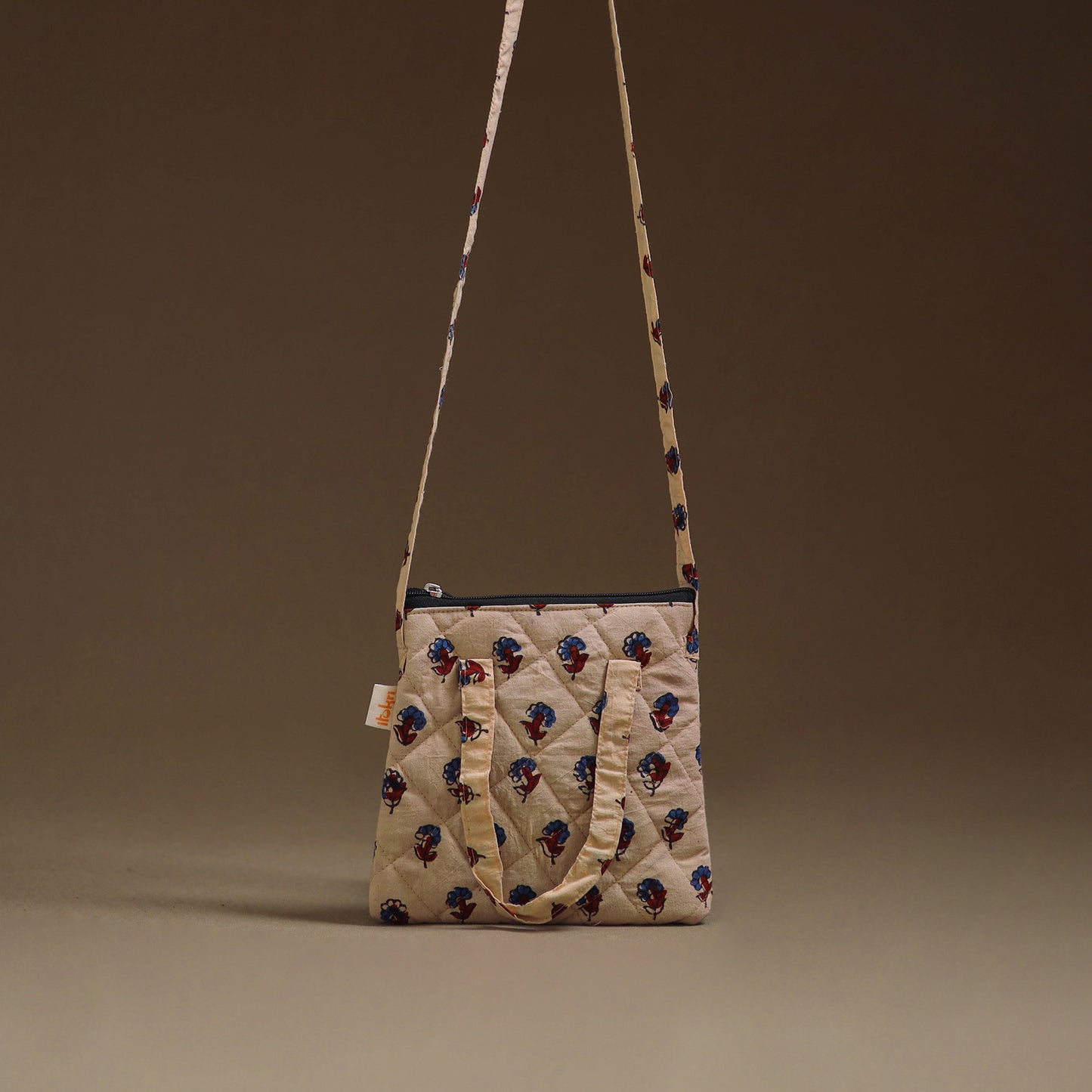 Handcrafted Quilted Sling Bag 22
