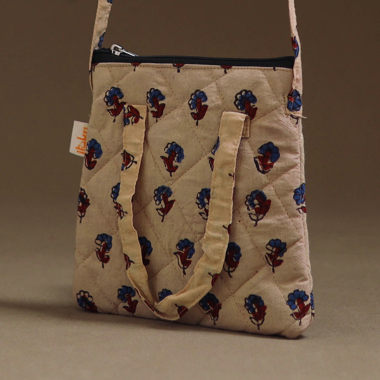 Handcrafted Quilted Sling Bag 22