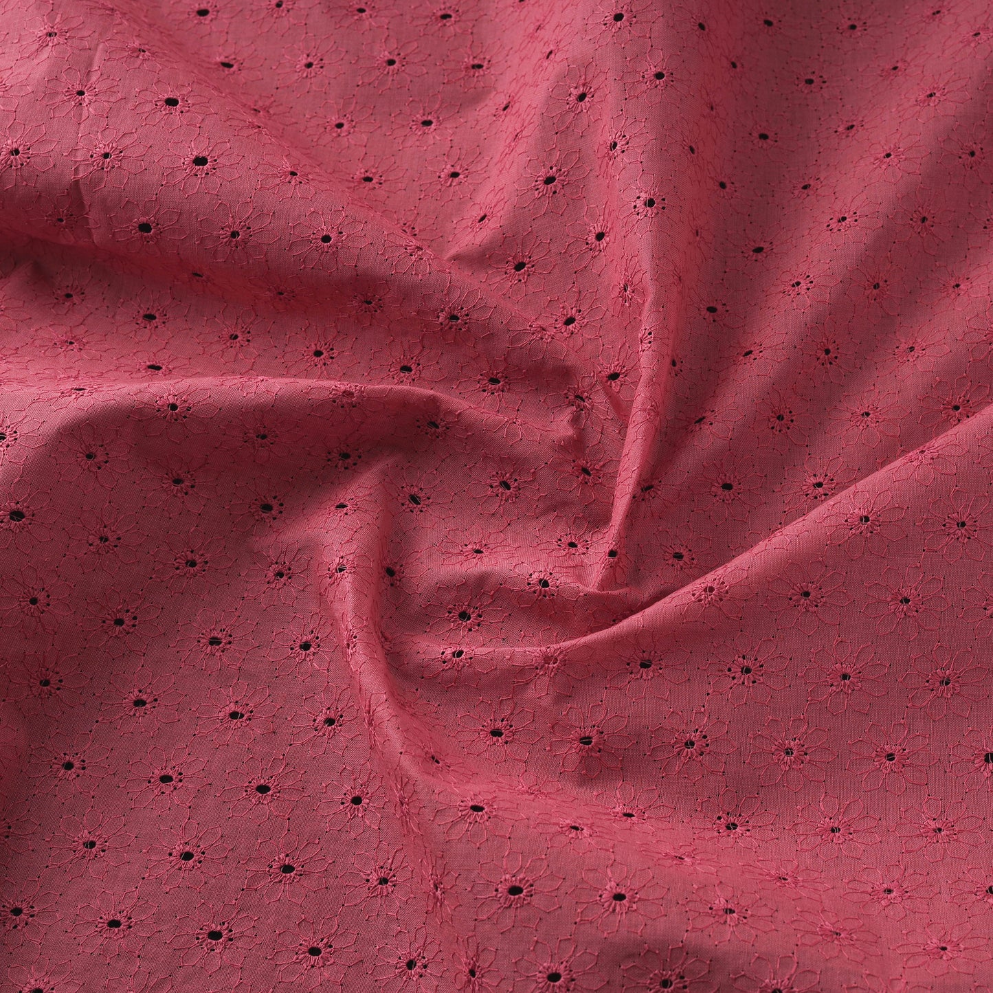 Floral Embroidered Cotton Hakoba Fabric 12