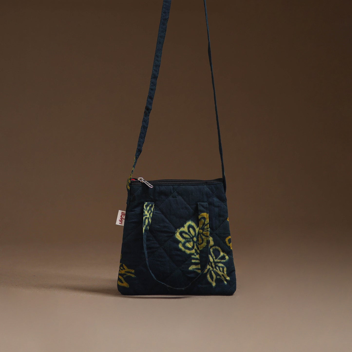 Handcrafted Quilted Sling Bag 23